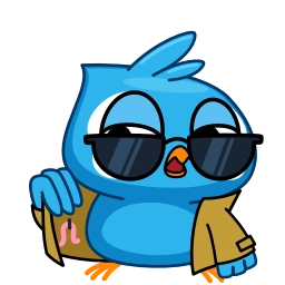Telegram sticker 😎 Птенец | @Premium_Stikers
