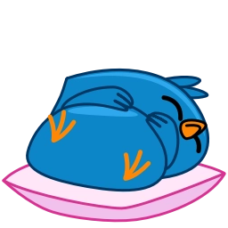 Telegram sticker 😴 Птенец | @Premium_Stikers