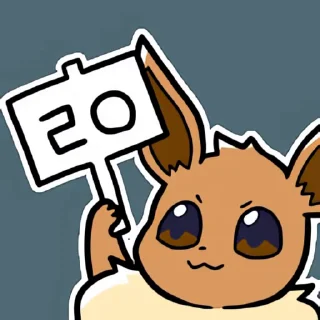 Video sticker 👻 이브이즈수퍼RE믹스 @DCConSticker