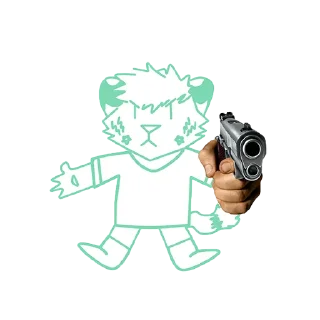 Telegram sticker 🔫 Roger enojon