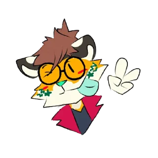 Sticker ✌️ Roger enojon