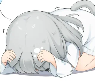 Telegram sticker 😣 自分