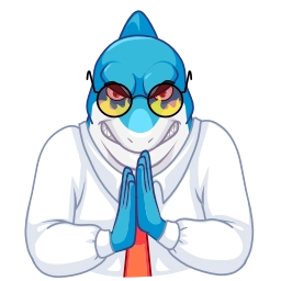 Telegram sticker 😈 Shark Boss