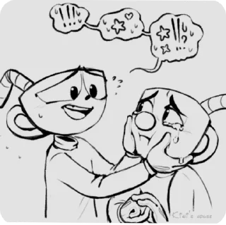 Telegram sticker ❤ 💙~Mugsy~💙