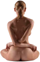 Telegram sticker 😍 Nude Yoga