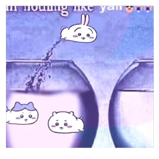 Video sticker 🫥 CHIIKAWA SKIBIDI ::by @YARABRAT365