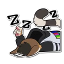 Telegram sticker 💤 Ros
