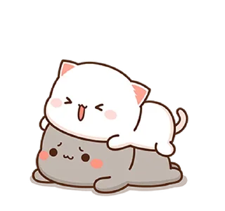 Video sticker 🥲 Peach Cat 2 @PeachLovesGoma