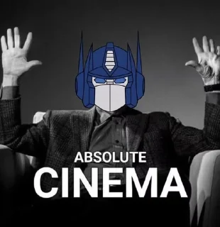 Telegram sticker 🌟 🍿Absolute cinema 🍿