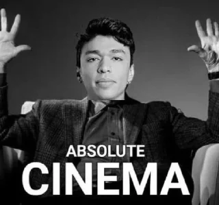 Telegram sticker 🌟 🍿Absolute cinema 🍿