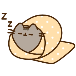 Sticker 😴 Pusheen the Cat @TgEmojis