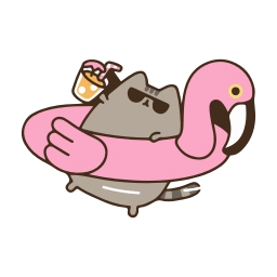 Sticker 😎 Pusheen the Cat @TgEmojis