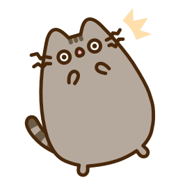 Sticker 😳 Pusheen the Cat @TgEmojis