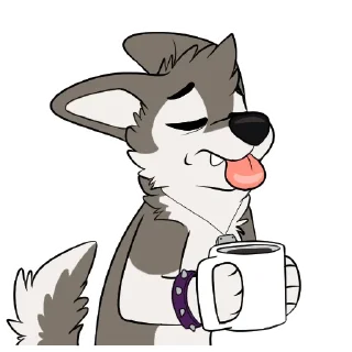Telegram sticker ☕️ Toony Faust (crazyhusky)