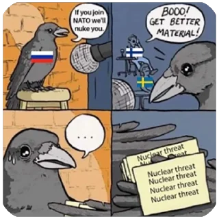 Telegram stiker 🫥 Putin Nuke