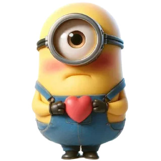 Telegram sticker ❤ Миньёны @zatmenienochi
