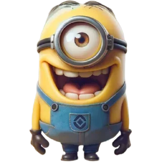 Telegram sticker 😁 Миньёны @zatmenienochi
