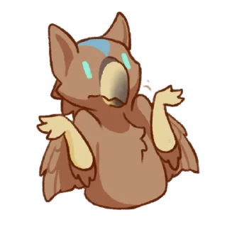 Video sticker 🤷‍♂️ BirdCrew by Flam