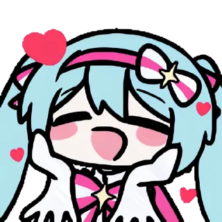 Video sticker 👻 쭐어 미쿠콘 2 @DCConSticker