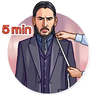 Video sticker ⏱ Keanu Reeves