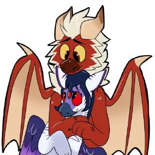 Telegram sticker 💜 Feathered_Predator