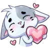 Sticker ❤️ набор милы @tegmilaafb @TgEmodziBot