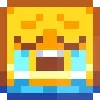 Sticker 😭 Pixel Emojis | @origon