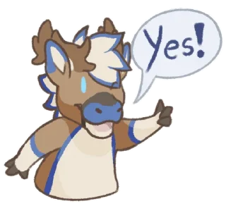 Telegram sticker 😉 Chibi Blyze