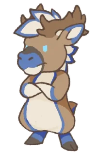 Telegram sticker 😠 Chibi Blyze
