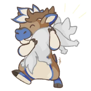 Telegram sticker 🏃‍♂️ Chibi Blyze