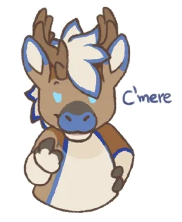 Telegram sticker 😘 Chibi Blyze
