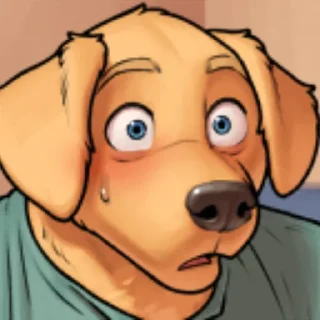 Telegram sticker 🐕 Travis el yellow doggo :: @fStikBot