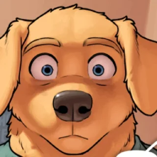 Video sticker 🐕 Travis el yellow doggo :: @fStikBot