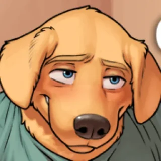 Telegram sticker 🐕 Travis el yellow doggo :: @fStikBot