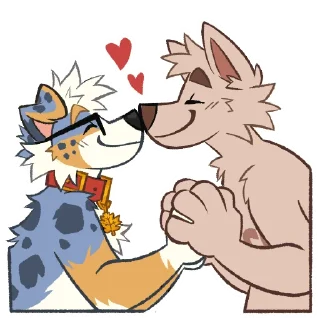 Telegram sticker 🥰 AussieBlep, Coyle! 🍁