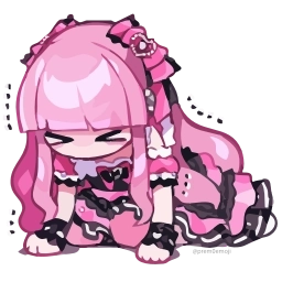 Telegram sticker 🤩 Menhera Moeru @prem0emoji