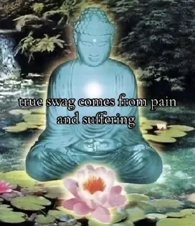 Telegram sticker 🌟 златікс-будда кор  :: @fStikBot