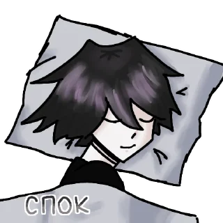 Telegram sticker 😴 карума by @nyxqq