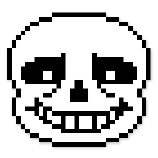 Telegram sticker ☠️ 🌭sans☠️ by : @stickers_undertale