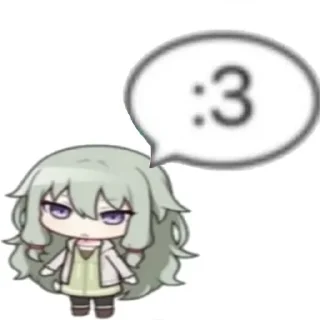 Telegram sticker 👄 nene by me