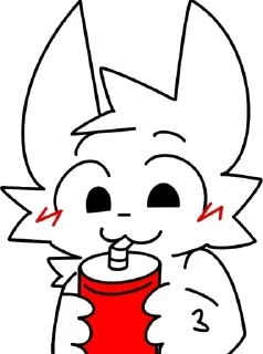 Телеграм стикер 🥤 Boykisser by @Moonxipess