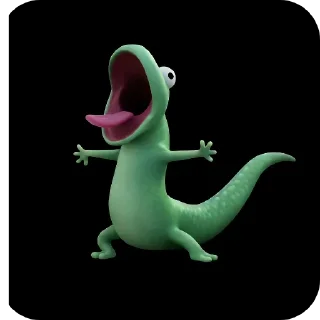 Telegram sticker 😶 Lizard 🦎