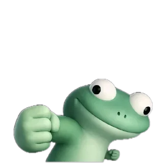 Telegram sticker 👊 Lizard 🦎