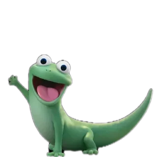 Video sticker 👋 Lizard 🦎