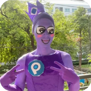 Video sticker 🫥 Monad meme