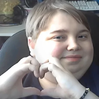 Telegram sticker 🫶 Денис реакция