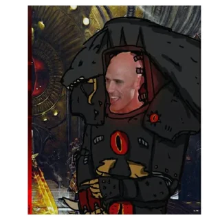 Telegram sticker 😁 Memhammer 40000
