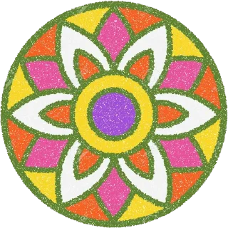 Video sticker 🎨 Rangoli ਰੰਗੋਲੀ @PunjabiSticker