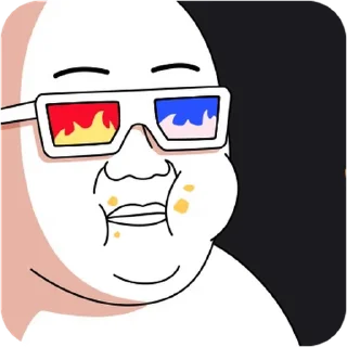 Telegram stiker 💬 오늘의 짤 #짤 살아보세 By @KakaoEmoticon