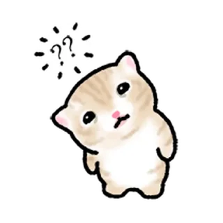 Телеграм стикер ⭐ 작아요 고먕이 @moe_sticker_bot